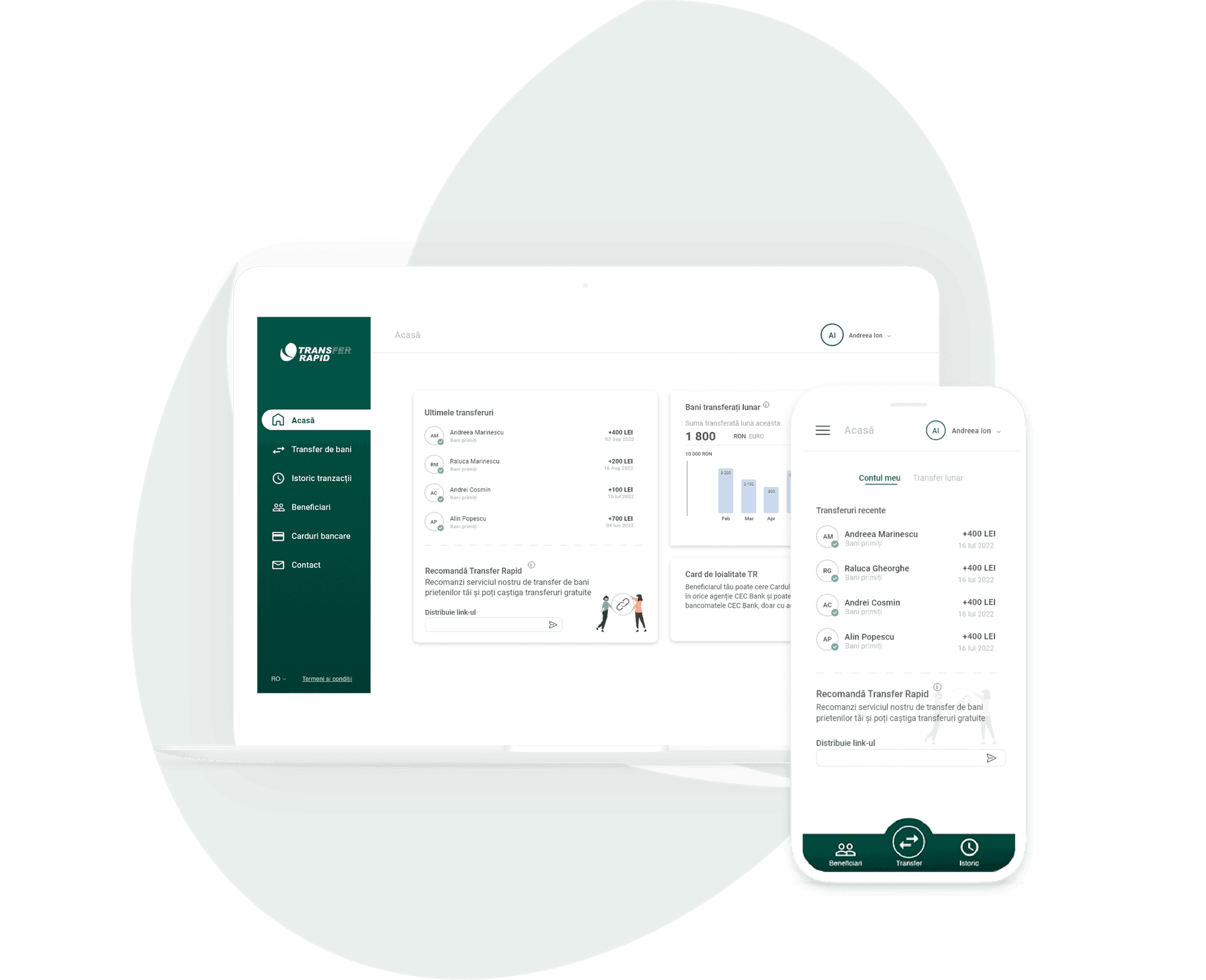 Transfer Rapid web application
